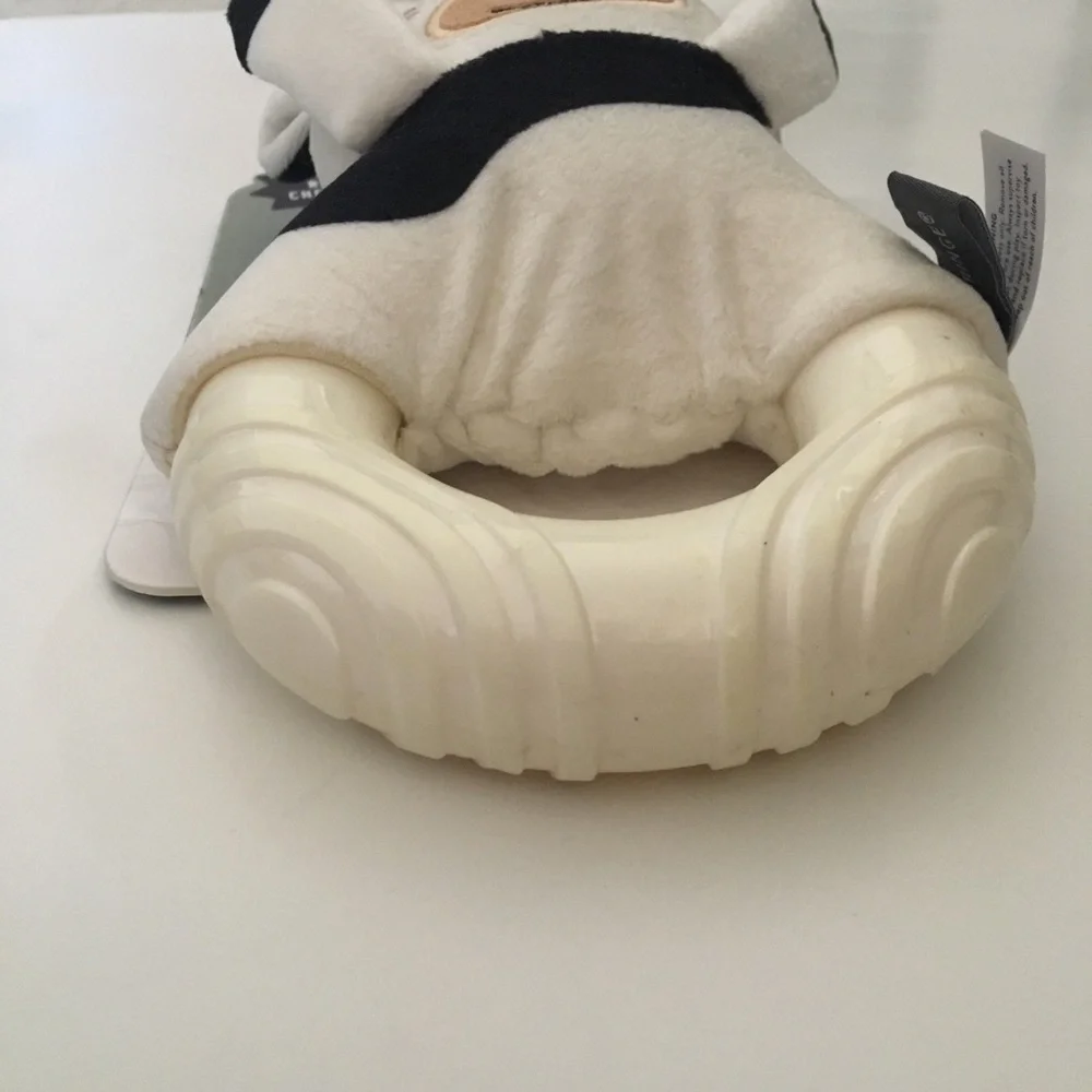 Dog Toy Chewer Cow Rip and Reveal Ruff Chewers Toy NEW | Fringe Black & White